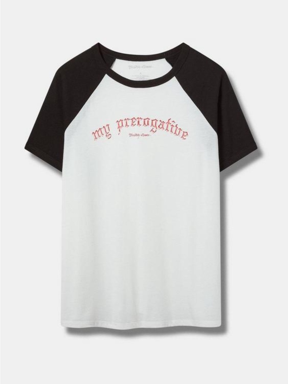 Torrid Britney Spears Classic Cotton Raglan Tee